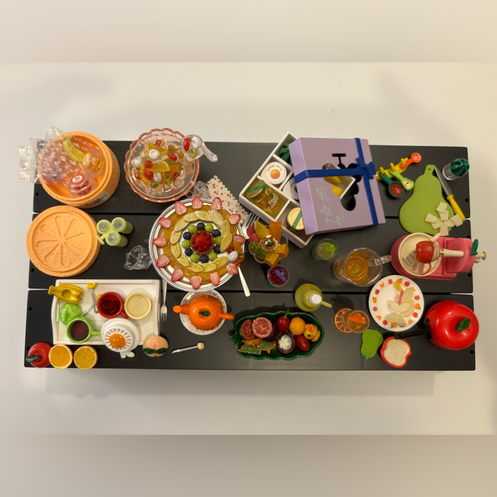 Re ment miniature dessert set